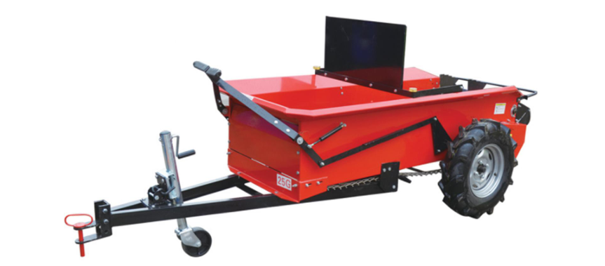 Niet-aangedreven kunstmeststrooier