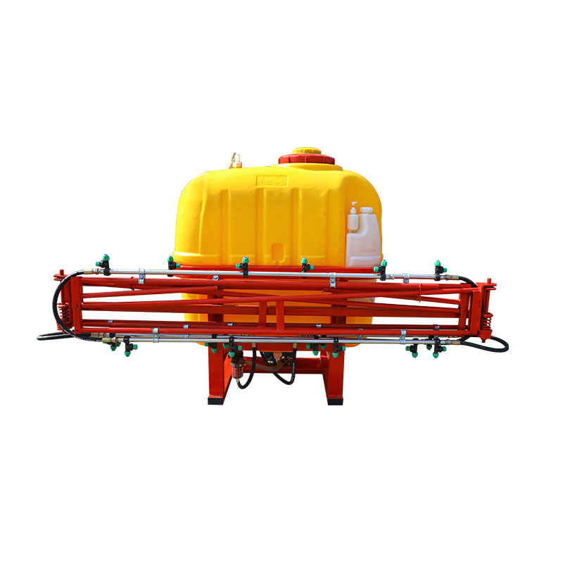 Tractor bediende giekspuiter